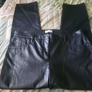 Reitman's Faux Leather Ladies Pants Size 17